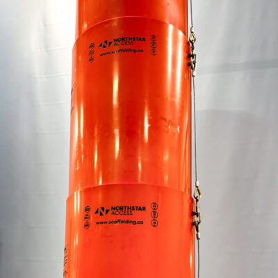 Orange Superchute sections connected.